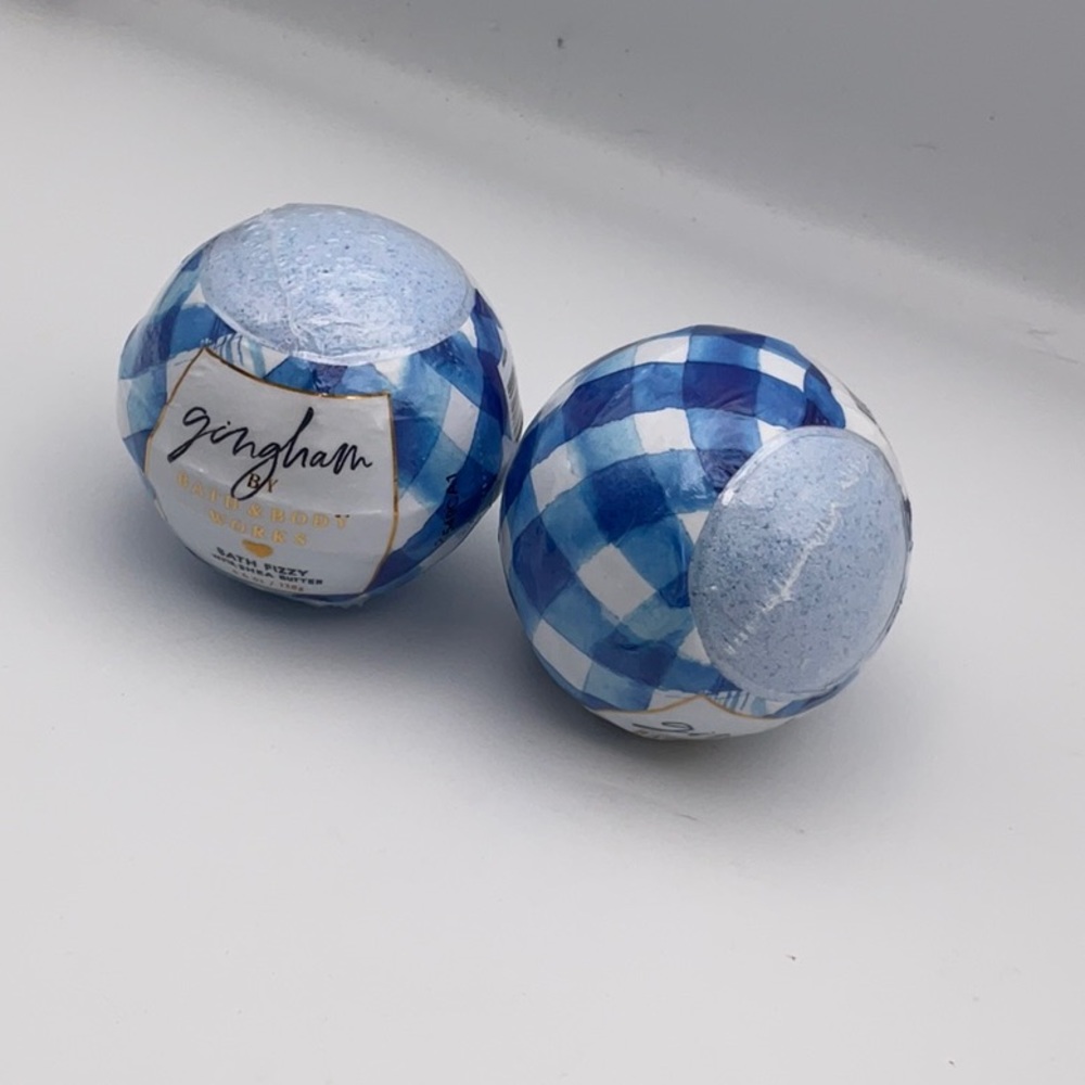 Bath & Body Works GINGHAM X2 Bath Fizzy Bombs Sealed